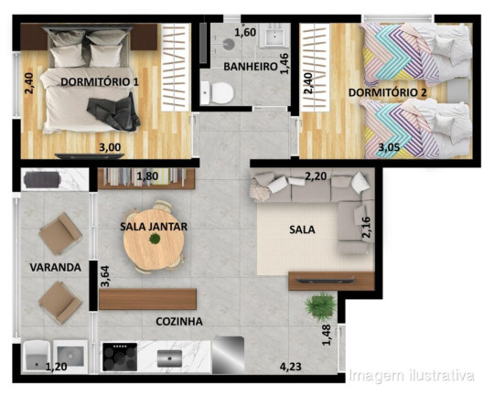 Imagem Imóvel com 2 Quartos à Venda, 42 m² em Vila Ré - São Paulo Imagem Imóvel com 2 Quartos à Venda, 42 m² em Vila Ré - São Paulo