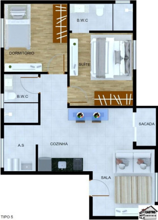 Imagem Apartamento com 2 Quartos à Venda, 56 m² em Jardim Nordeste - São Paulo Imagem Apartamento com 2 Quartos à Venda, 56 m² em Jardim Nordeste - São Paulo