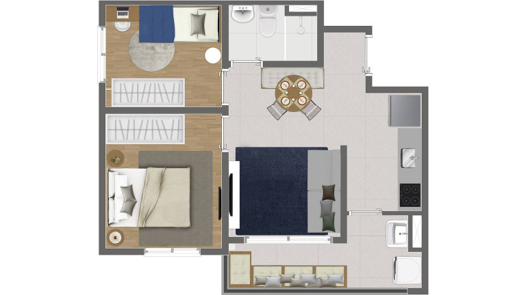 Imagem Apartamento com 2 Quartos à Venda,  em Vila Chabilândia - São Paulo