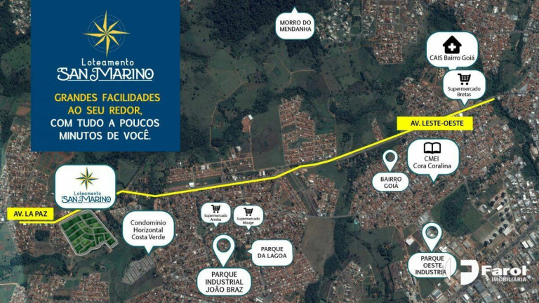 Imagem Terreno à Venda, 240 m² em Residencial San Marino - Goiânia Imagem Terreno à Venda, 240 m² em Residencial San Marino - Goiânia