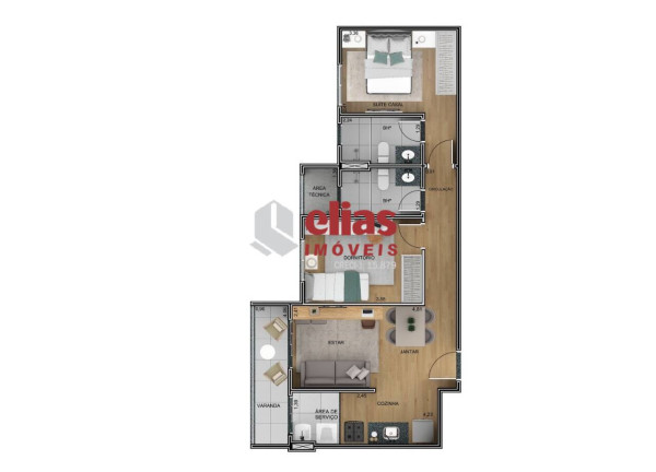 Imagem Apartamento com 2 Quartos à Venda, 60 m² em Vila Santo Antônio - Bauru Imagem Apartamento com 2 Quartos à Venda, 60 m² em Vila Santo Antônio - Bauru