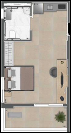 Imagem Imóvel com 1 Quarto à Venda, 20 m² em Brooklin Paulista - São Paulo Imagem Imóvel com 1 Quarto à Venda, 20 m² em Brooklin Paulista - São Paulo
