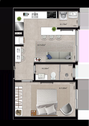 Imagem Apartamento com 1 Quarto à Venda, 52 m² em Zona Nova - Capão Da Canoa Imagem Apartamento com 1 Quarto à Venda, 52 m² em Zona Nova - Capão Da Canoa