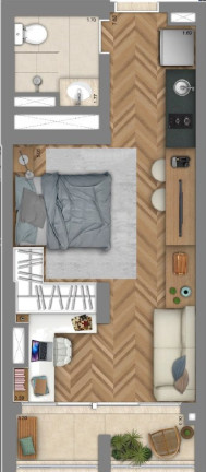 Imagem Imóvel com 1 Quarto à Venda, 24 m² em Alto Do Ipiranga - São Paulo Imagem Imóvel com 1 Quarto à Venda, 24 m² em Alto Do Ipiranga - São Paulo