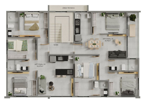 Imagem Apartamento com 2 Quartos à Venda, 94 m² em Bancários - João Pessoa Imagem Apartamento com 2 Quartos à Venda, 94 m² em Bancários - João Pessoa