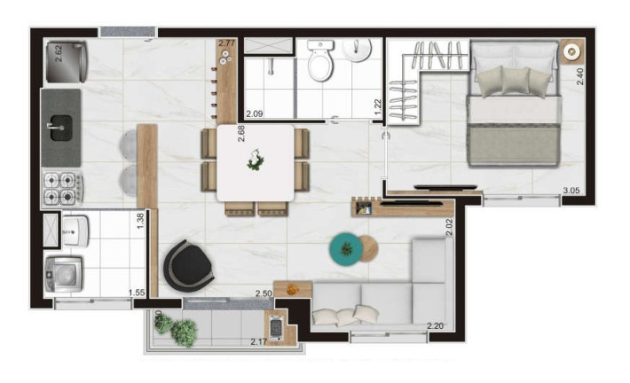 Imagem Apartamento com 2 Quartos à Venda, 38 m² em Vila Mascote - São Paulo Imagem Apartamento com 2 Quartos à Venda, 38 m² em Vila Mascote - São Paulo