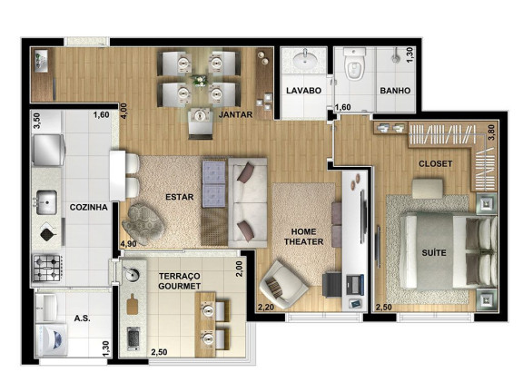 Imagem Cobertura com 3 Quartos à Venda, 152 m² em Morumbi - São Paulo Imagem Cobertura com 3 Quartos à Venda, 152 m² em Morumbi - São Paulo