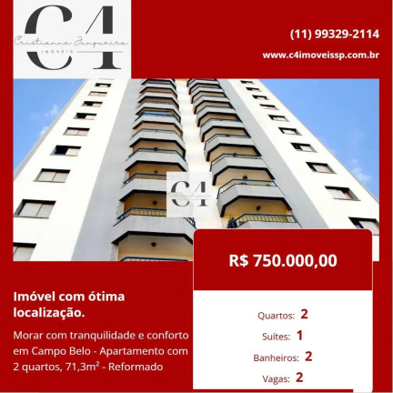 Apartamento com 2 Quartos à Venda, 71 m²