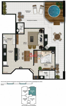 Imagem Apartamento com 2 Quartos à Venda, 106 m² em Braga - Cabo Frio Imagem Apartamento com 2 Quartos à Venda, 106 m² em Braga - Cabo Frio