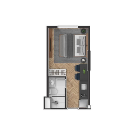Imagem Imóvel com 1 Quarto à Venda, 28 m² em Centro - Curitiba Imagem Imóvel com 1 Quarto à Venda, 28 m² em Centro - Curitiba