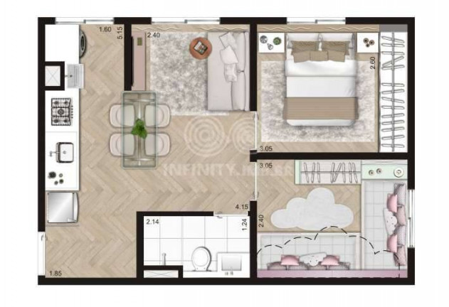 Imagem Apartamento com 2 Quartos à Venda, 41 m² em Panamby - São Paulo Imagem Apartamento com 2 Quartos à Venda, 41 m² em Panamby - São Paulo