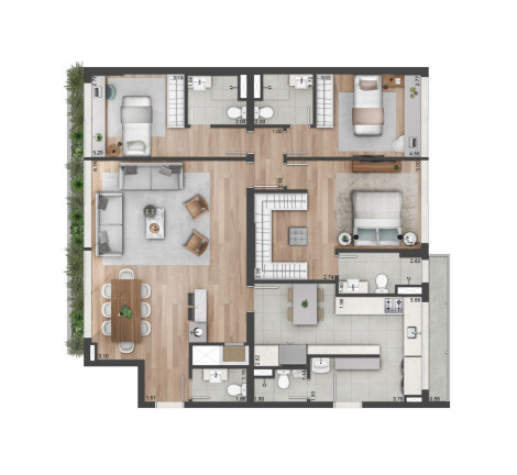 Imagem Imóvel com 3 Quartos à Venda, 137 m² em Praia De Belas - Porto Alegre Imagem Imóvel com 3 Quartos à Venda, 137 m² em Praia De Belas - Porto Alegre