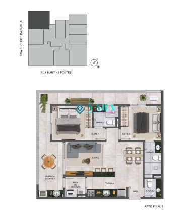 Imagem Apartamento com 2 Quartos à Venda, 70 m² em Itaguá - Ubatuba Imagem Apartamento com 2 Quartos à Venda, 70 m² em Itaguá - Ubatuba