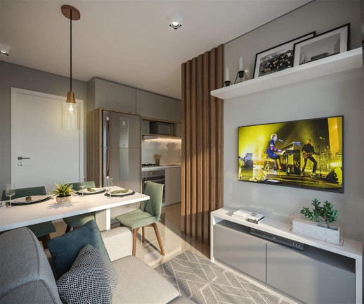 Imagem Apartamento com 2 Quartos à Venda, 42 m² em Capão Raso - Curitiba Imagem Apartamento com 2 Quartos à Venda, 42 m² em Capão Raso - Curitiba