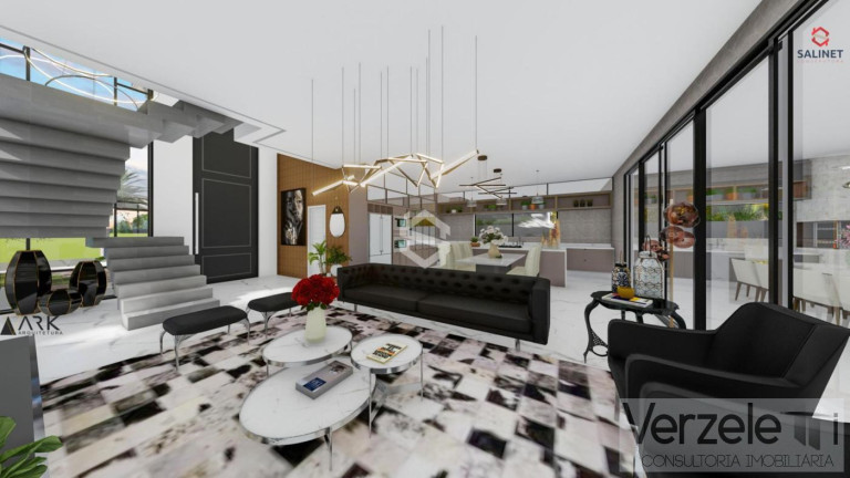 Imagem Casa com 4 Quartos à Venda, 371 m² em Jardim Dourado - Porto Belo