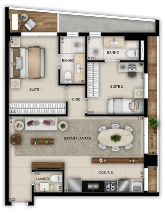 Imagem Apartamento com 3 Quartos à Venda, 223 m² em Setor Marista - Goiânia Imagem Apartamento com 3 Quartos à Venda, 223 m² em Setor Marista - Goiânia