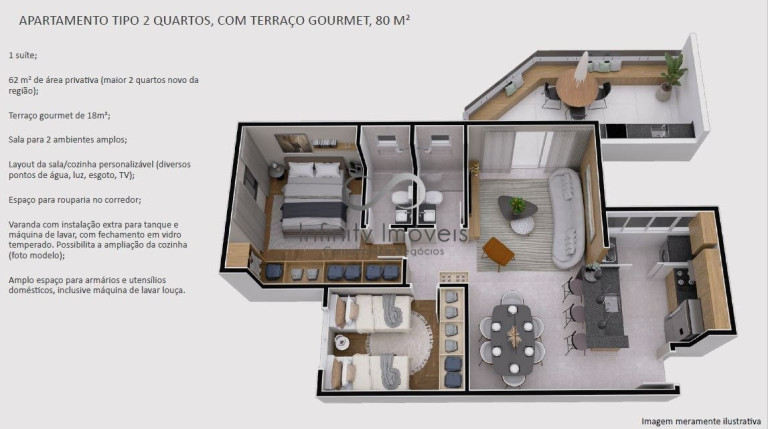Imagem Apartamento com 2 Quartos à Venda, 64 m² em Ipiranga - Belo Horizonte