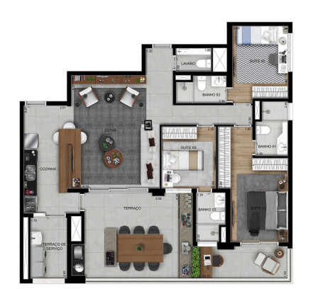 Imagem Apartamento com 3 Quartos à Venda, 134 m² em Belenzinho - São Paulo Imagem Apartamento com 3 Quartos à Venda, 134 m² em Belenzinho - São Paulo
