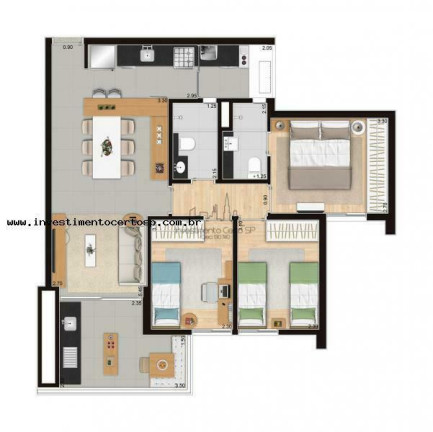 Imagem Apartamento com 3 Quartos à Venda, 75 m² em Perdizes - São Paulo