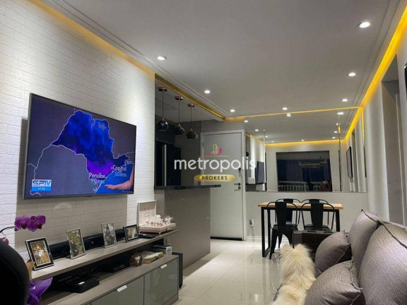 Imagem Apartamento com 2 Quartos à Venda, 63 m² em Campestre - Santo André