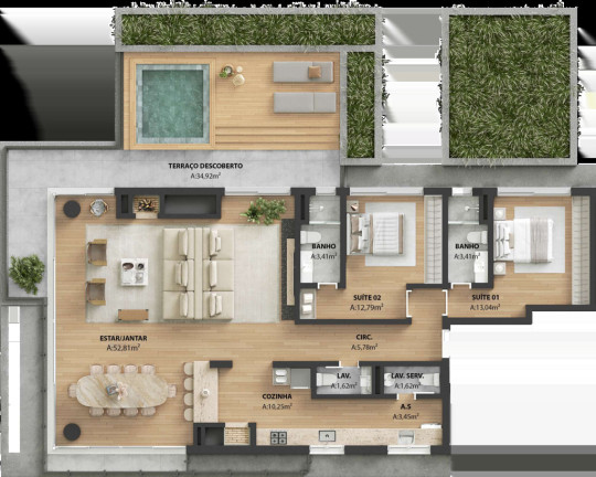 Imagem Apartamento com 2 Quartos à Venda, 156 m² em Bela Vista - Porto Alegre Imagem Apartamento com 2 Quartos à Venda, 156 m² em Bela Vista - Porto Alegre