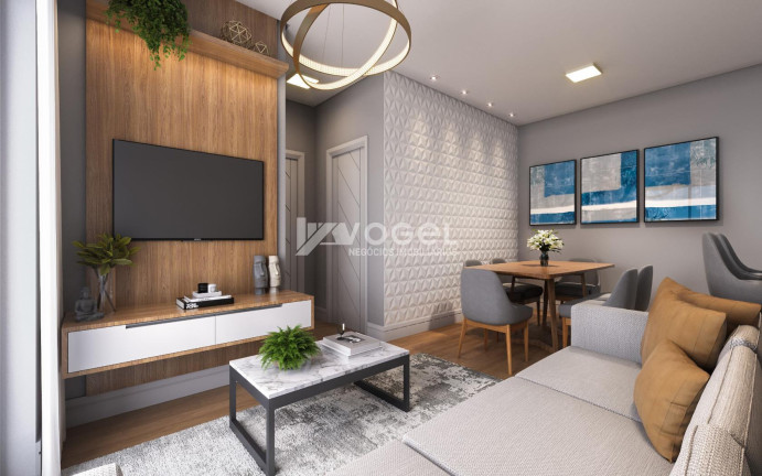 Apartamento com 2 Quartos à Venda, 59 m² em Primavera - Novo Hamburgo