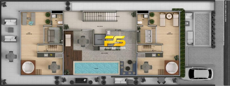 Imagem Apartamento com 2 Quartos à Venda, 55 m² em Bessa - João Pessoa Imagem Apartamento com 2 Quartos à Venda, 55 m² em Bessa - João Pessoa