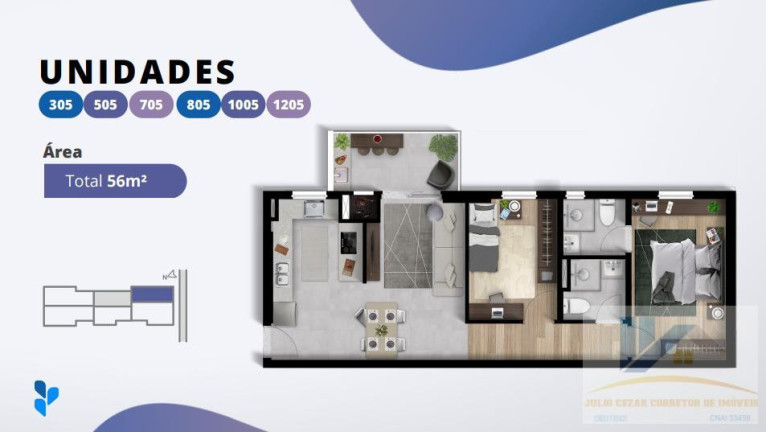 Imagem Apartamento com 3 Quartos à Venda, 79 m² em São Pedro - São José Dos Pinhais