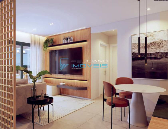 Imagem Apartamento com 2 Quartos à Venda, 77 m² em Canto Do Forte - Praia Grande