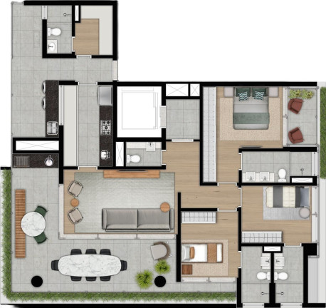 Imagem Cobertura com 4 Quartos à Venda, 384 m² em Moema - São Paulo Imagem Cobertura com 4 Quartos à Venda, 384 m² em Moema - São Paulo