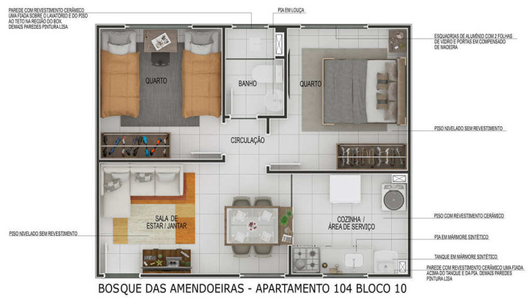Imagem Imóvel com 2 Quartos à Venda, 89 m² em Amendoeira - São Gonçalo