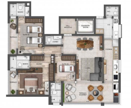 Imagem Apartamento com 2 Quartos à Venda, 88 m² em Perdizes - São Paulo Imagem Apartamento com 2 Quartos à Venda, 88 m² em Perdizes - São Paulo