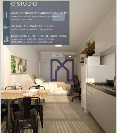 Imagem Apartamento com 1 Quarto à Venda, 24 m² em Pinheirinho - Itajubá