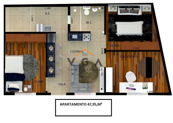 Imagem Apartamento com 3 Quartos à Venda, 47 m² em Vila Londrina - São Paulo Imagem Apartamento com 3 Quartos à Venda, 47 m² em Vila Londrina - São Paulo