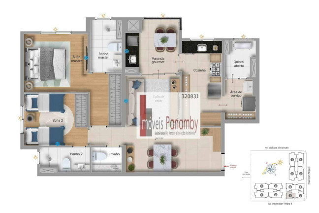 Imagem Apartamento com 3 Quartos à Venda, 117 m² em Nova Petrópolis - São Bernardo Do Campo Imagem Apartamento com 3 Quartos à Venda, 117 m² em Nova Petrópolis - São Bernardo Do Campo