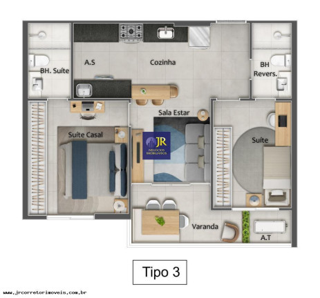 Imagem Imóvel com 2 Quartos à Venda, 66 m² em Praia Da Costa - Vila Velha