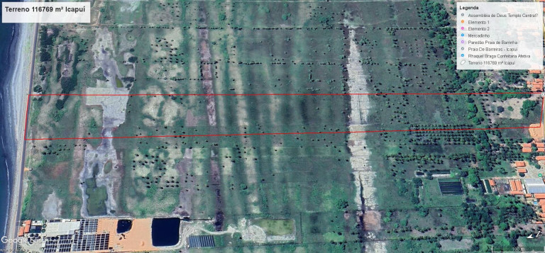 Imagem Terreno à Venda, 116.769 m² em Gamboa - Icapuí Imagem Terreno à Venda, 116.769 m² em Gamboa - Icapuí