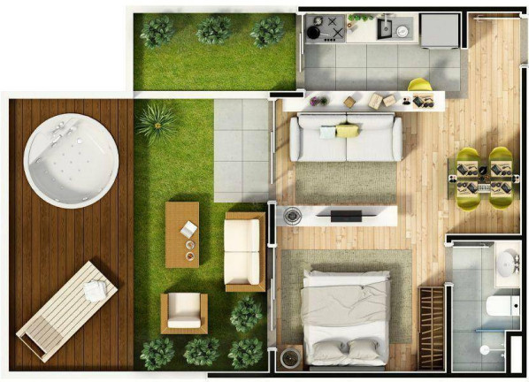 Imagem Apartamento com 1 Quarto à Venda, 65 m² em Parque Campolim - Sorocaba Imagem Apartamento com 1 Quarto à Venda, 65 m² em Parque Campolim - Sorocaba