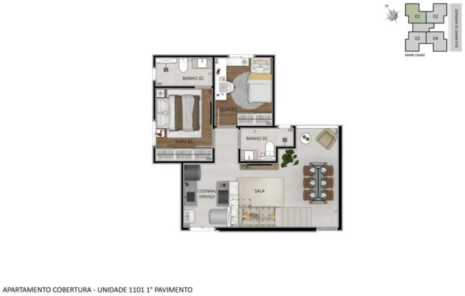 Imagem Apartamento com 2 Quartos à Venda, 53 m² em Santa Branca - Belo Horizonte Imagem Apartamento com 2 Quartos à Venda, 53 m² em Santa Branca - Belo Horizonte