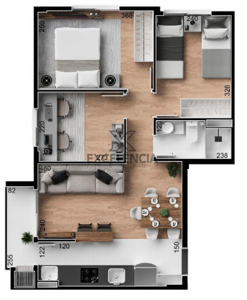Imagem Apartamento com 3 Quartos à Venda, 58 m² em Costeira - São José Dos Pinhais Imagem Apartamento com 3 Quartos à Venda, 58 m² em Costeira - São José Dos Pinhais