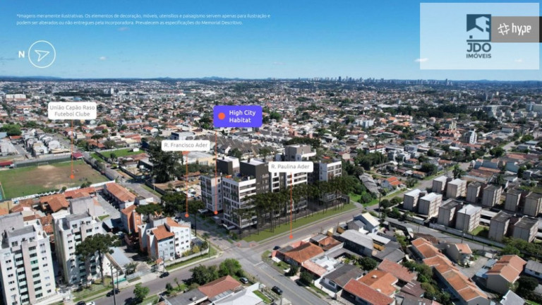 Imagem Apartamento com 1 Quarto à Venda, 25 m² em Novo Mundo - Curitiba Imagem Apartamento com 1 Quarto à Venda, 25 m² em Novo Mundo - Curitiba