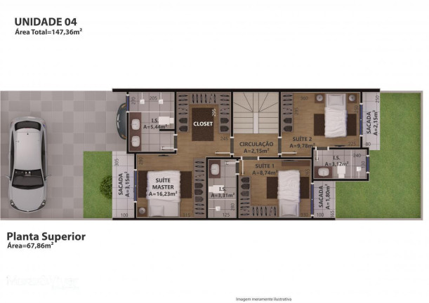 Imagem Casa com 3 Quartos à Venda, 146 m² em água Verde - Curitiba