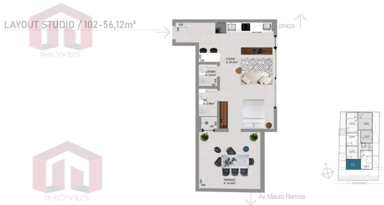 Imagem Imóvel com 2 Quartos à Venda, 