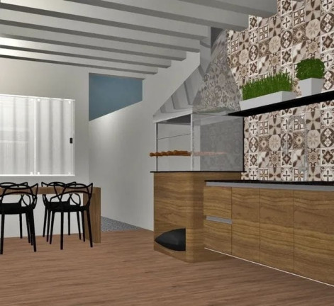 Casa com 3 Quartos à Venda, 75 m² em água Quente - Taubaté