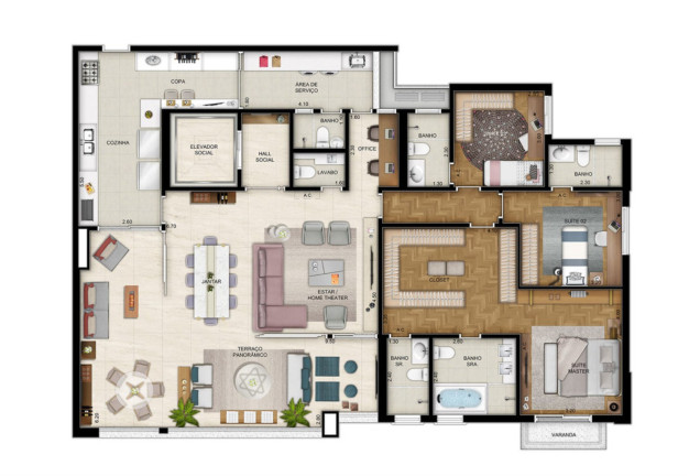 Imagem Apartamento com 4 Quartos à Venda, 211 m² em Cidade Jardim - São Paulo Imagem Apartamento com 4 Quartos à Venda, 211 m² em Cidade Jardim - São Paulo