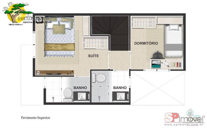 Imagem Casa de Condomínio com 2 Quartos à Venda, 60 m² em Tremembe - São Paulo Imagem Casa de Condomínio com 2 Quartos à Venda, 60 m² em Tremembe - São Paulo