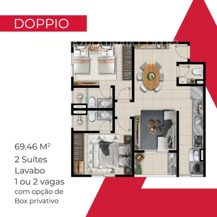 Imagem Apartamento com 2 Quartos à Venda, 64 m² em Atibaia Jardim - Atibaia Imagem Apartamento com 2 Quartos à Venda, 64 m² em Atibaia Jardim - Atibaia