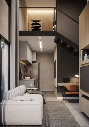 Imagem Loft com 2 Quartos à Venda, 48 m² em água Verde - Curitiba