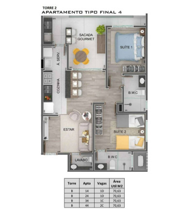 Imagem Apartamento com 2 Quartos à Venda, 68 m² em Itaguá - Ubatuba Imagem Apartamento com 2 Quartos à Venda, 68 m² em Itaguá - Ubatuba
