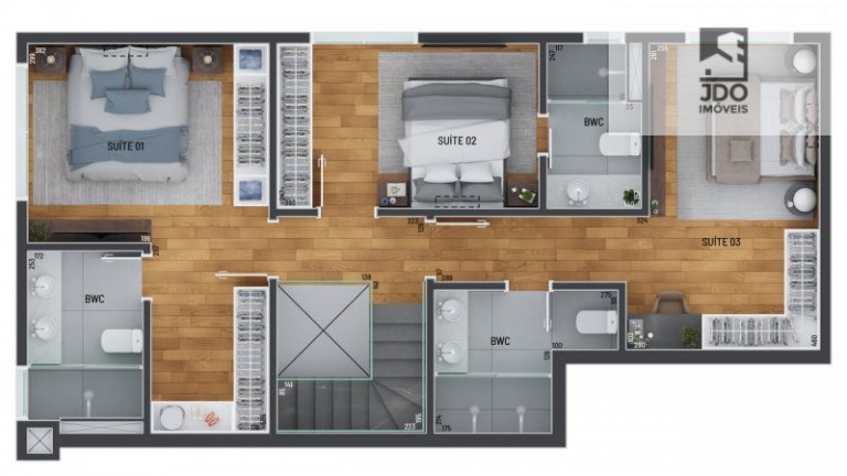 Imagem Cobertura com 3 Quartos à Venda, 159 m² em água Verde - Curitiba